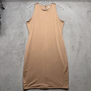 Juniors High Neck Dress L Chocolate malt Madden NYC